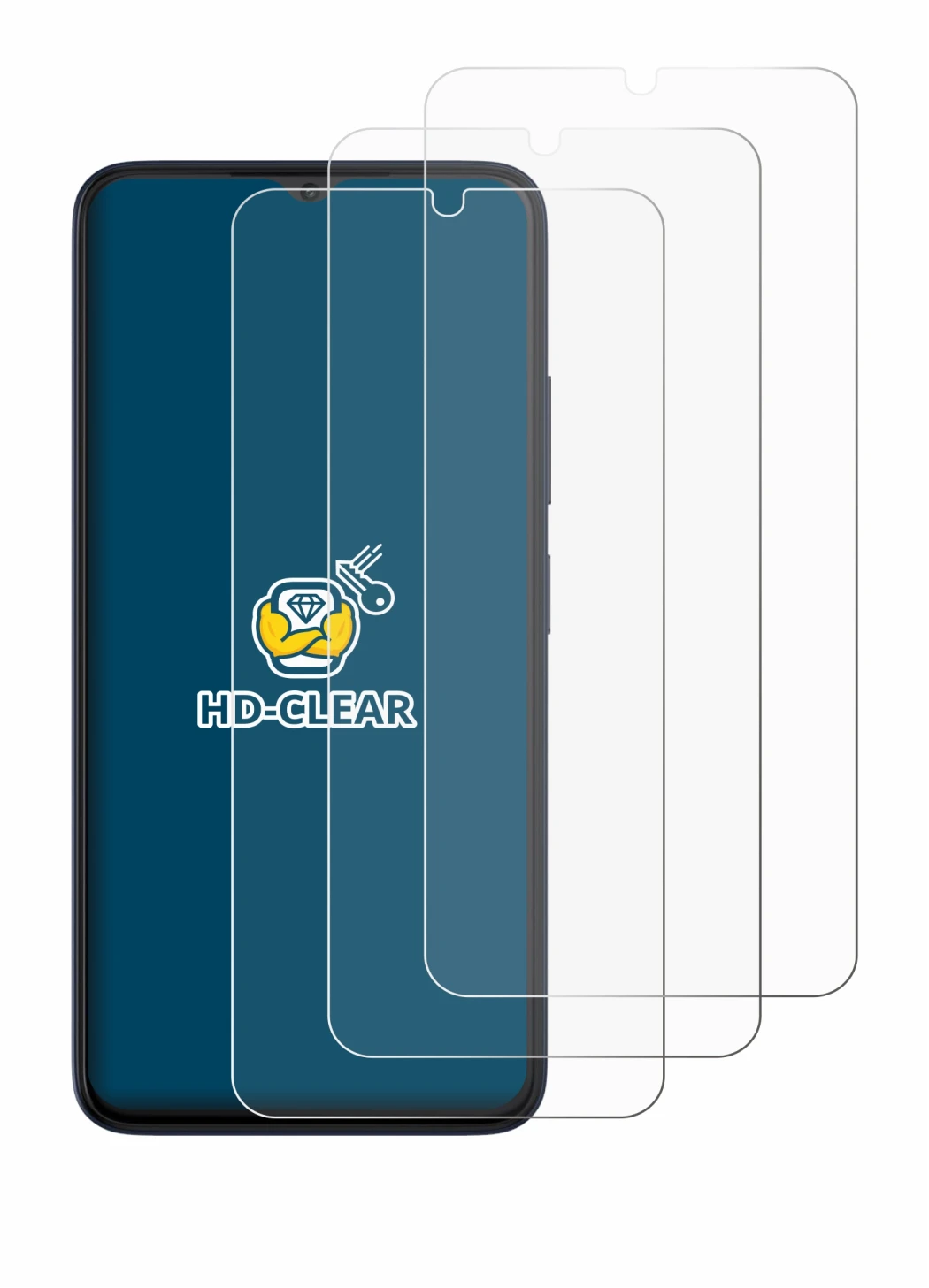 Image of the device Wiko T20 with a wide variety of screen protectors.