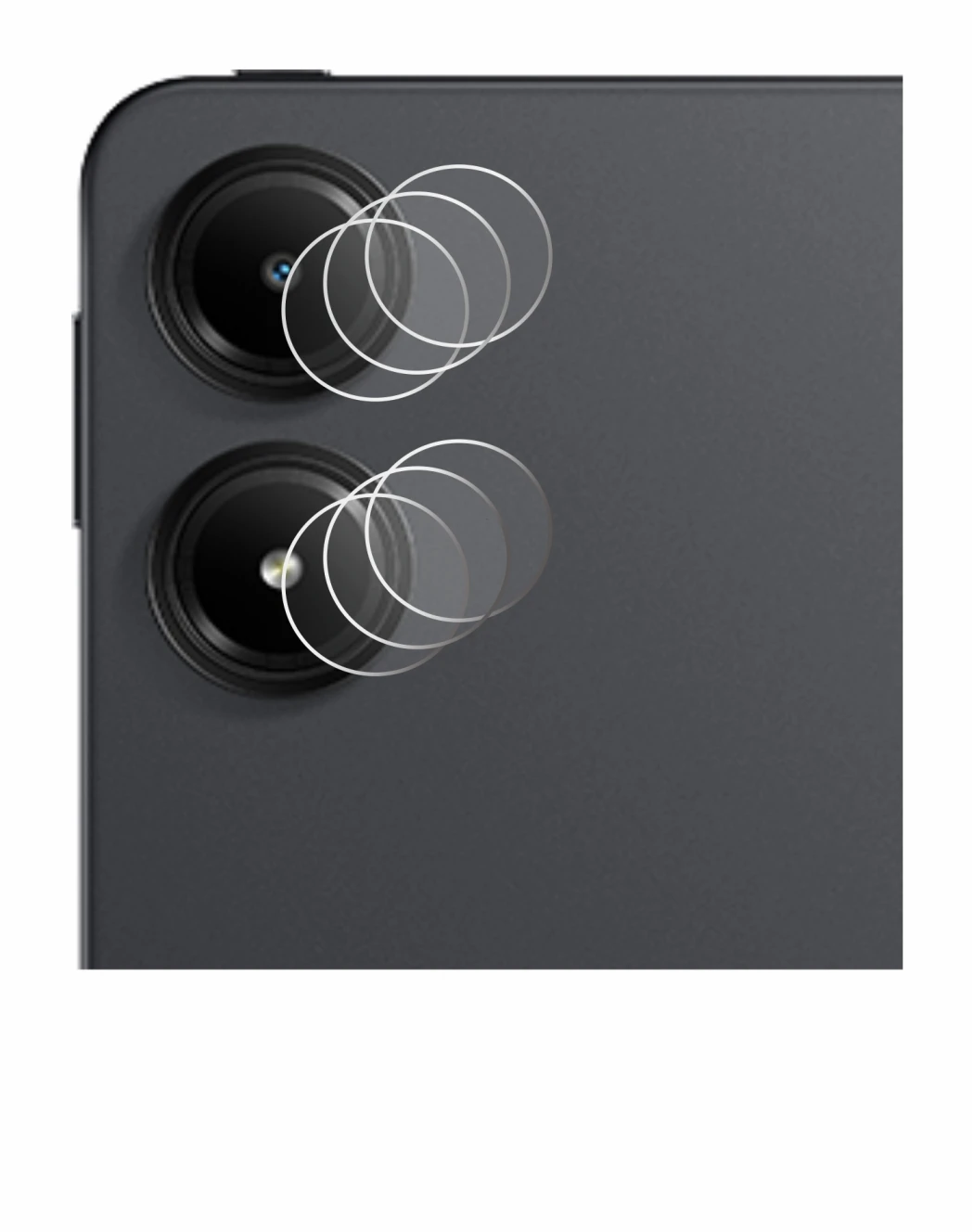 Image of the device Xiaomi Redmi Pad Pro (ONLY Camera Lens) with a wide variety of screen protectors.