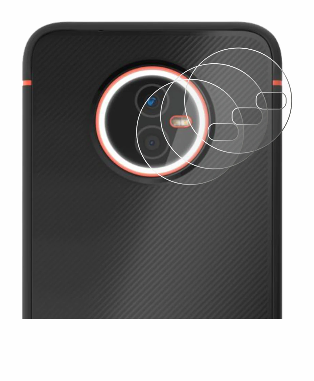 Image of the device Gigaset GX4 Pro (ONLY Camera Lens) with a wide variety of screen protectors.