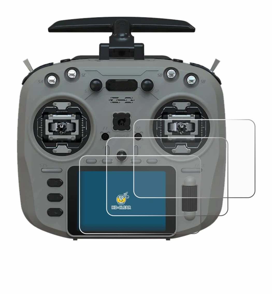 Image of the device Jumper T15 with a wide variety of screen protectors.