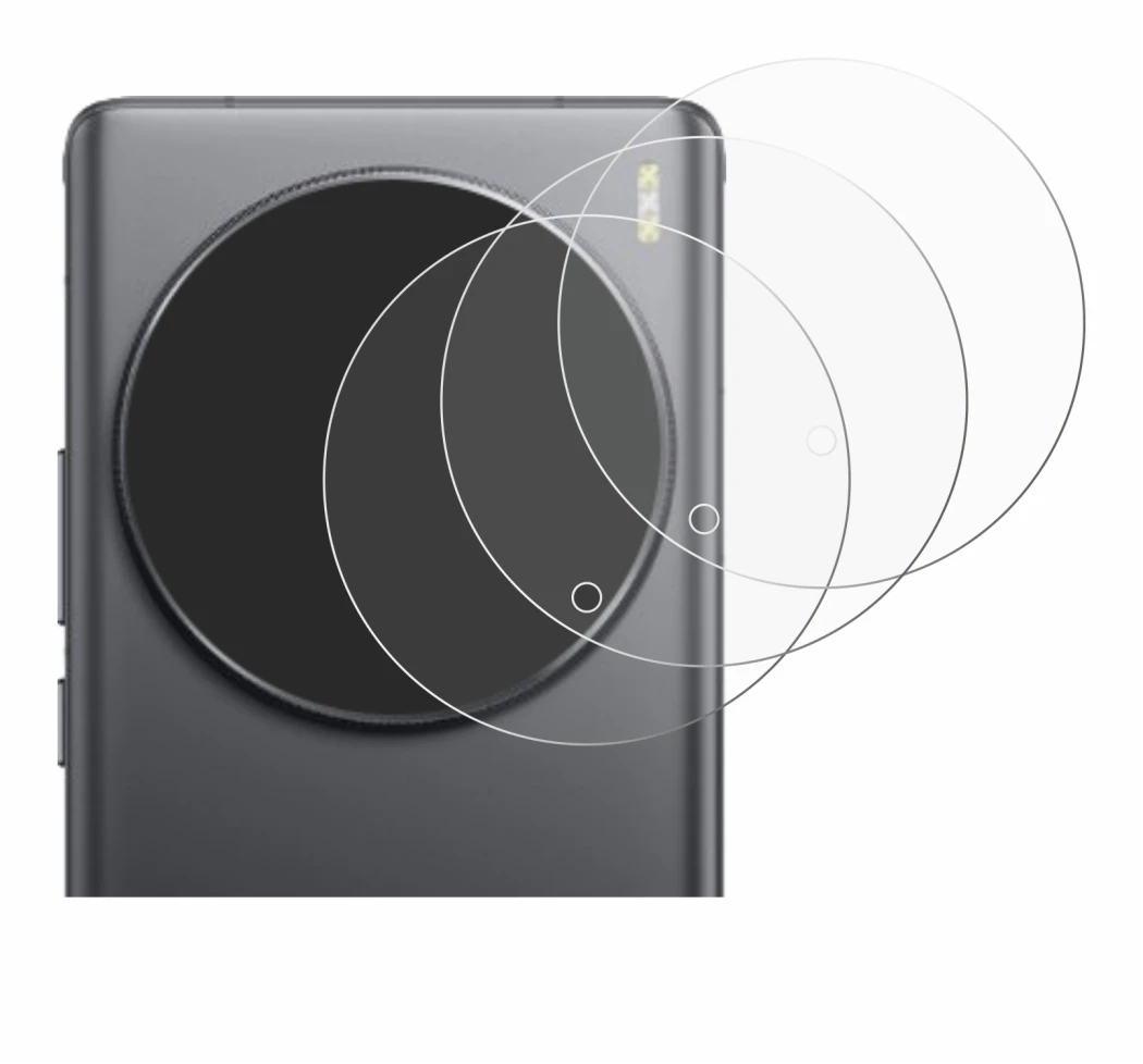 Image of the device Vivo X100 Ultra (ONLY Camera Lens) with a wide variety of screen protectors.