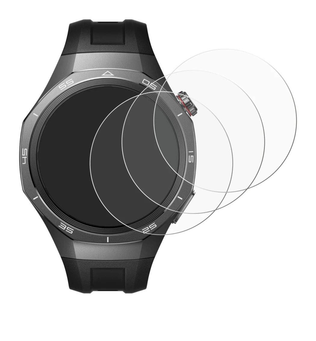 Image of the device Huawei Watch GT 5 Pro (46 mm) with a wide variety of screen protectors.