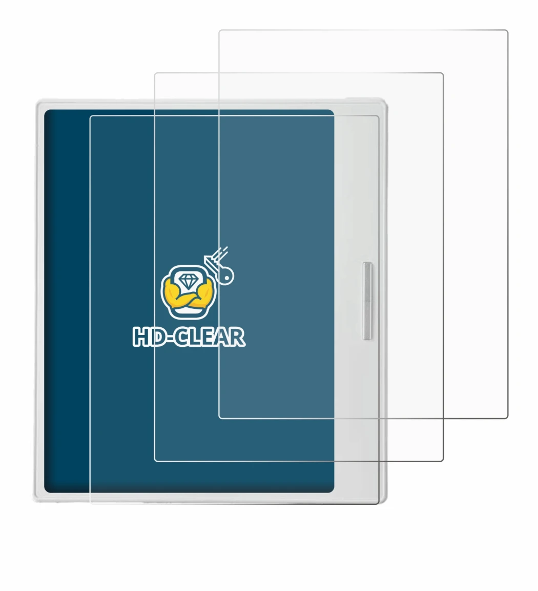 Image of the device Boox Go Color 7 White Edition with a wide variety of screen protectors.