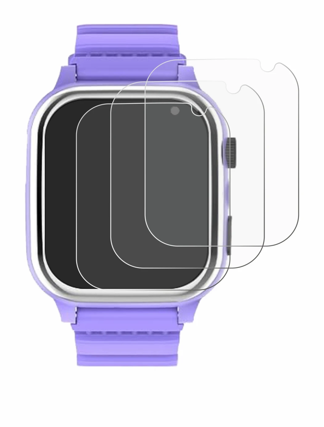 Image of the device Jubunrer Kids Smartwatch with a wide variety of screen protectors.