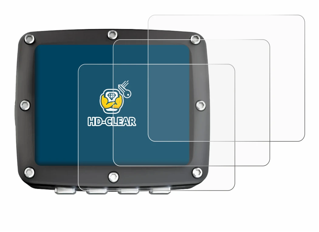 Image of the device Ratio iX3M 2 Pro with a wide variety of screen protectors.