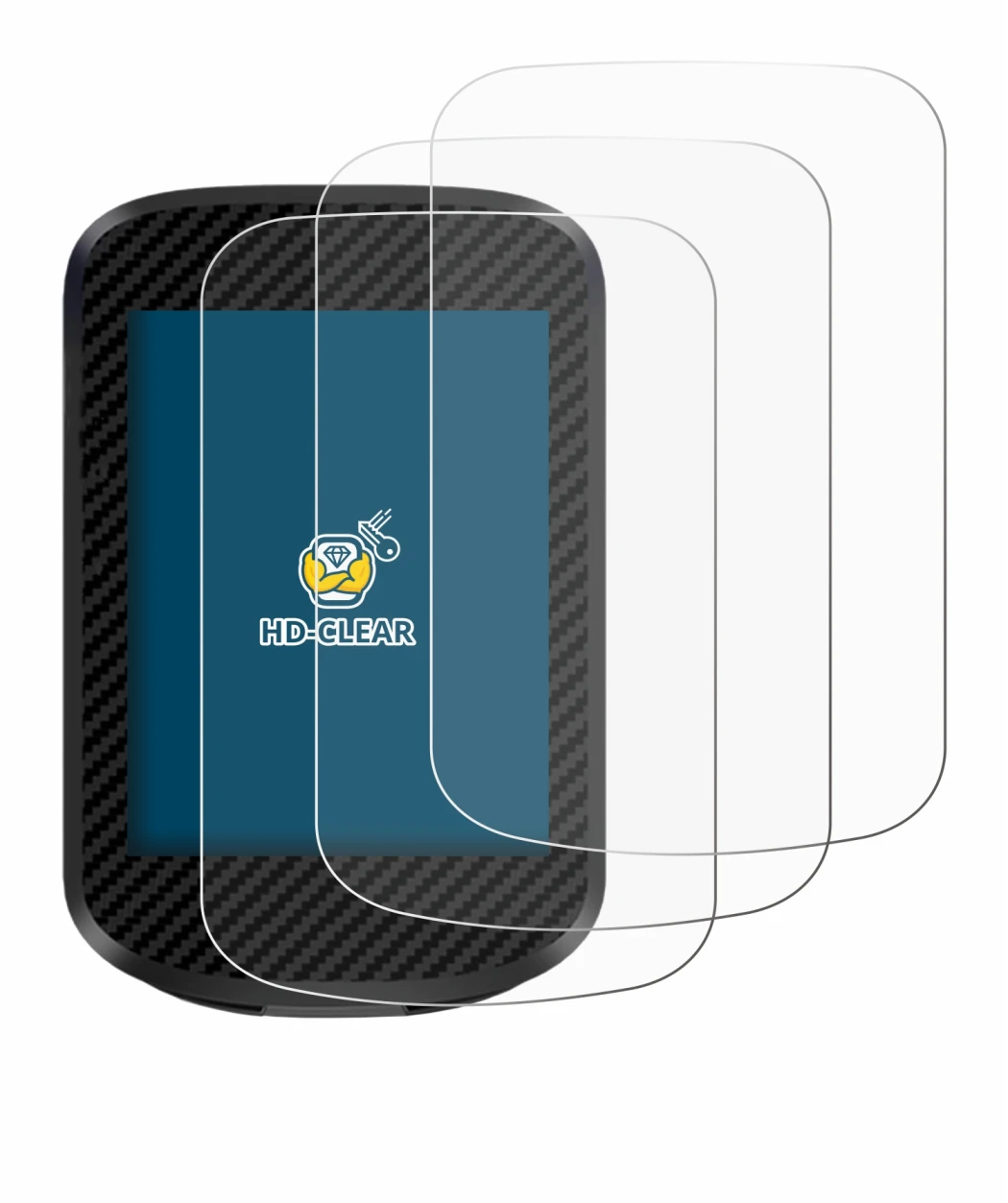 Image of the device iGPSPORT BSC300T with a wide variety of screen protectors.