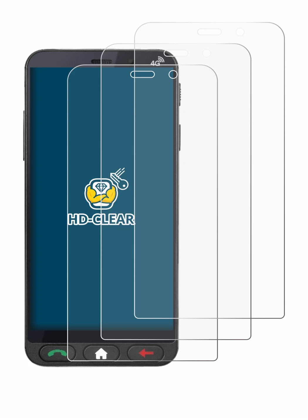 Image of the device Brondi Amico Vero 4G with a wide variety of screen protectors.
