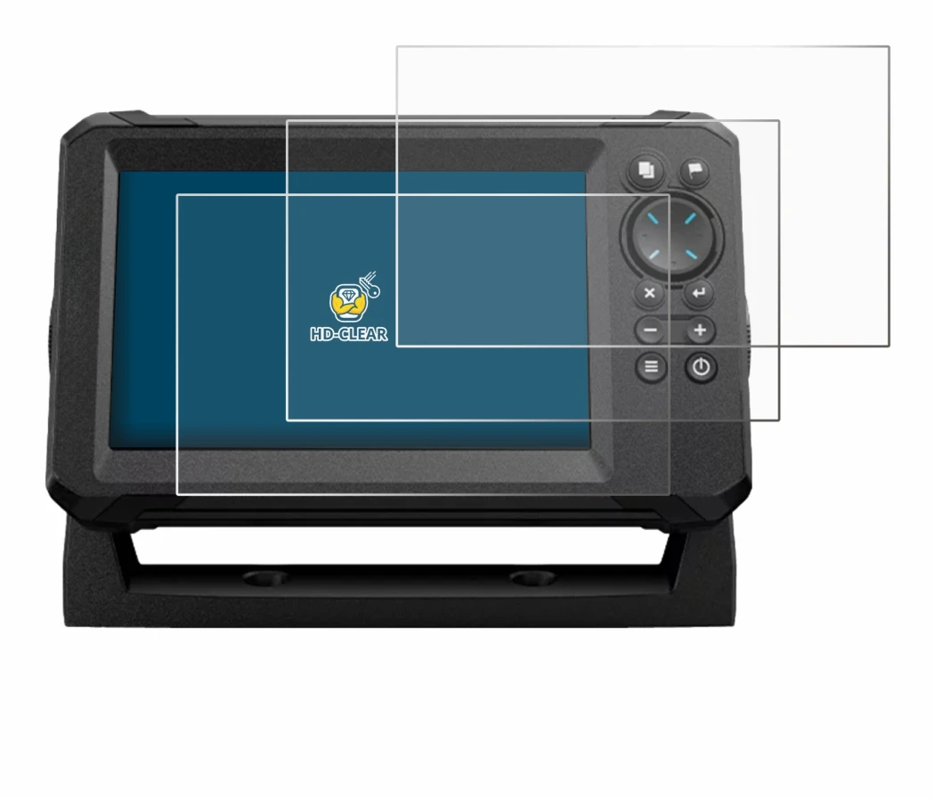 Image of the device Lowrance Eagle 7 with a wide variety of screen protectors.