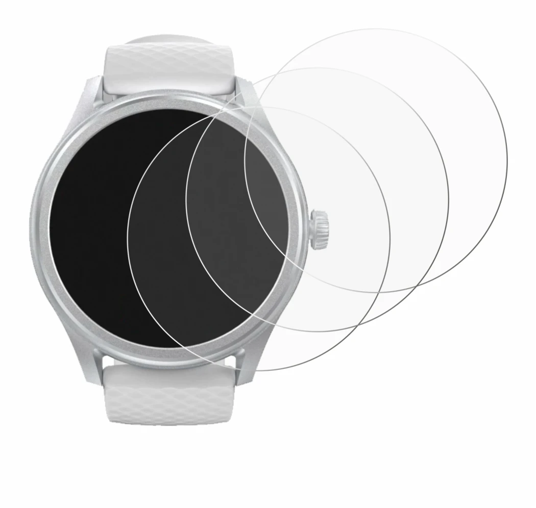 Image of the device Hama Smartwatch 5010 with a wide variety of screen protectors.
