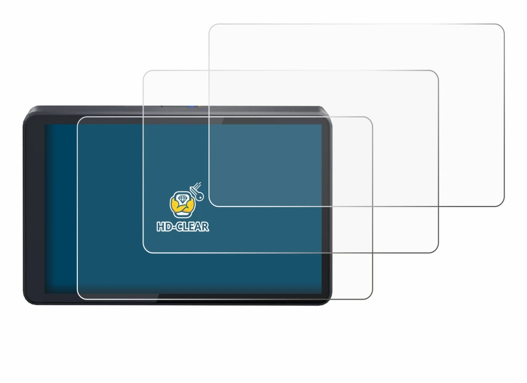 Image of the device CARabc DB601 with a wide variety of screen protectors.