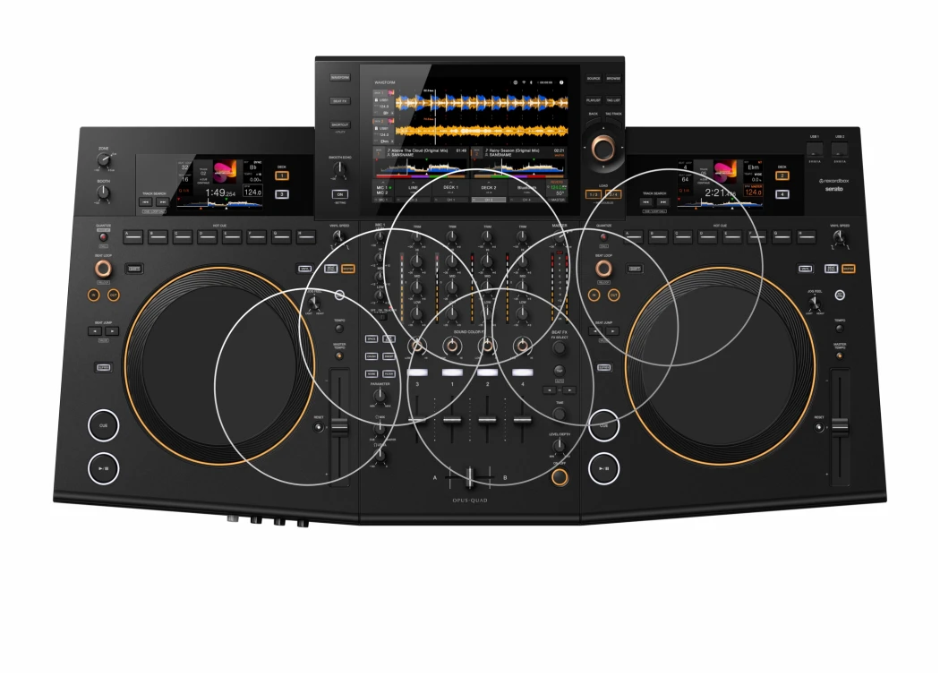 Image of the device Pioneer DJ OPUS-QUAD (Jog) with a wide variety of screen protectors.
