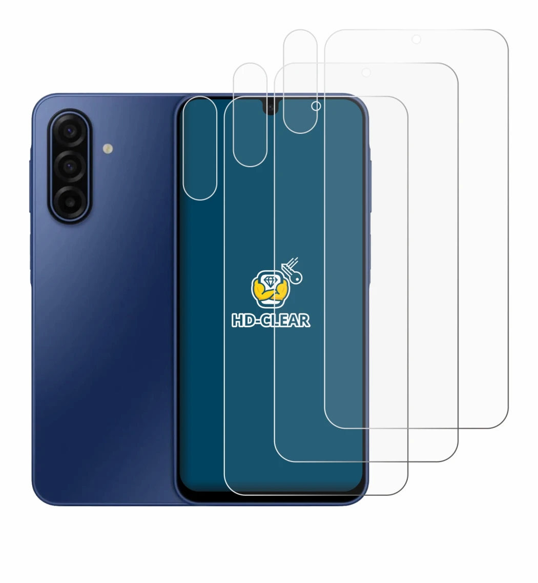 Image of the device Samsung Galaxy A17 5G (Front+Camera) with a wide variety of screen protectors.