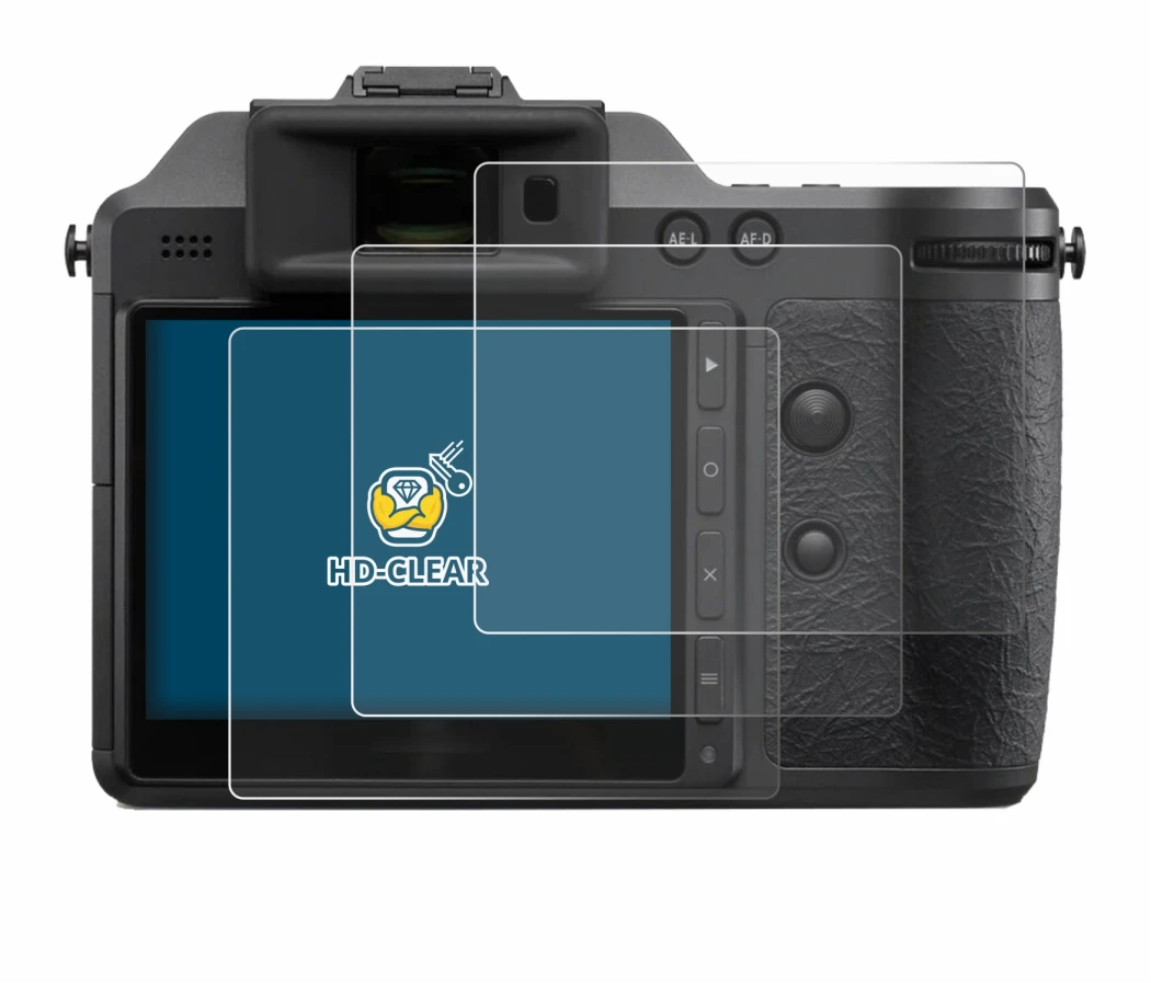 Image of the device Hasselblad X2D II 100C with a wide variety of screen protectors.