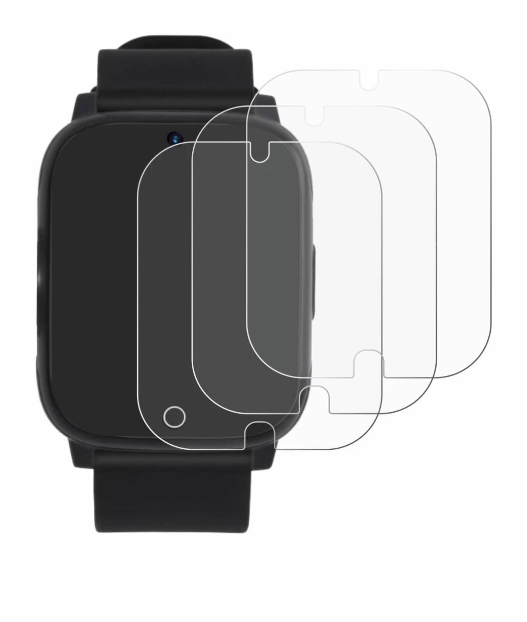 Image of the device NikuTRAX NC83S with a wide variety of screen protectors.