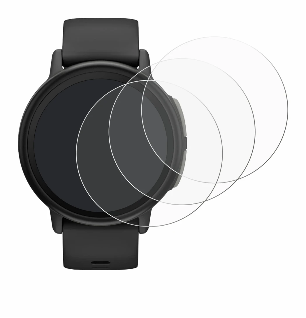Image of the device Garmin Bounce 2 with a wide variety of screen protectors.