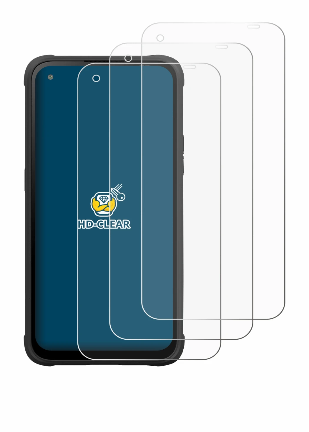 Image of the device Hammer Blade V 5G with a wide variety of screen protectors.