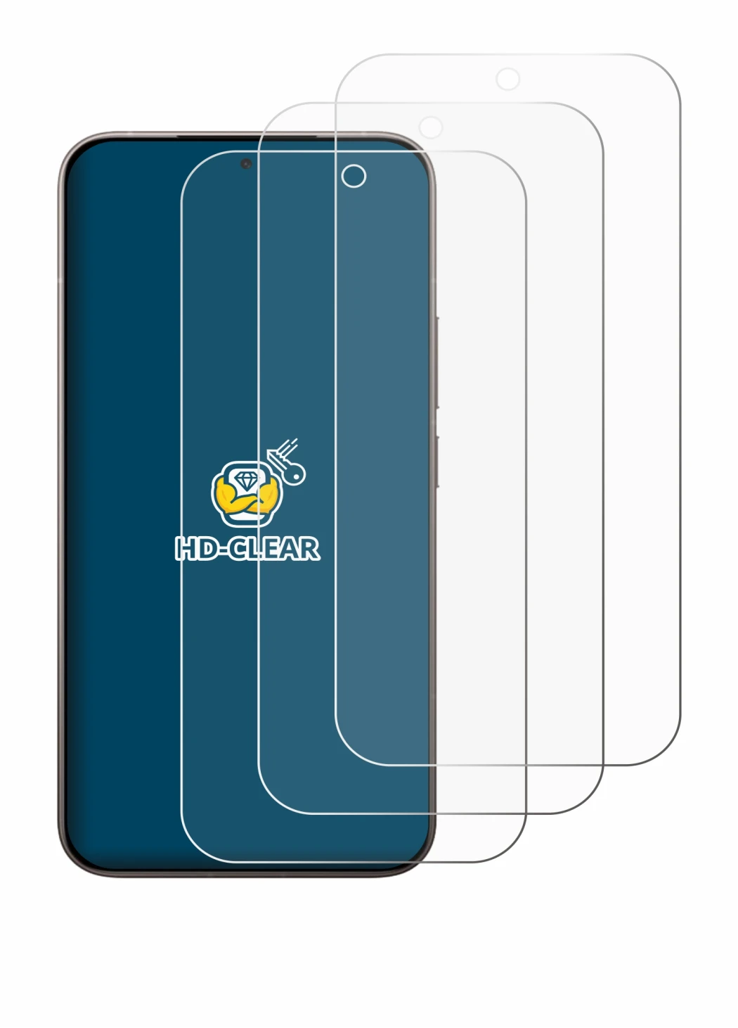 Image of the device Xiaomi 17 with a wide variety of screen protectors.