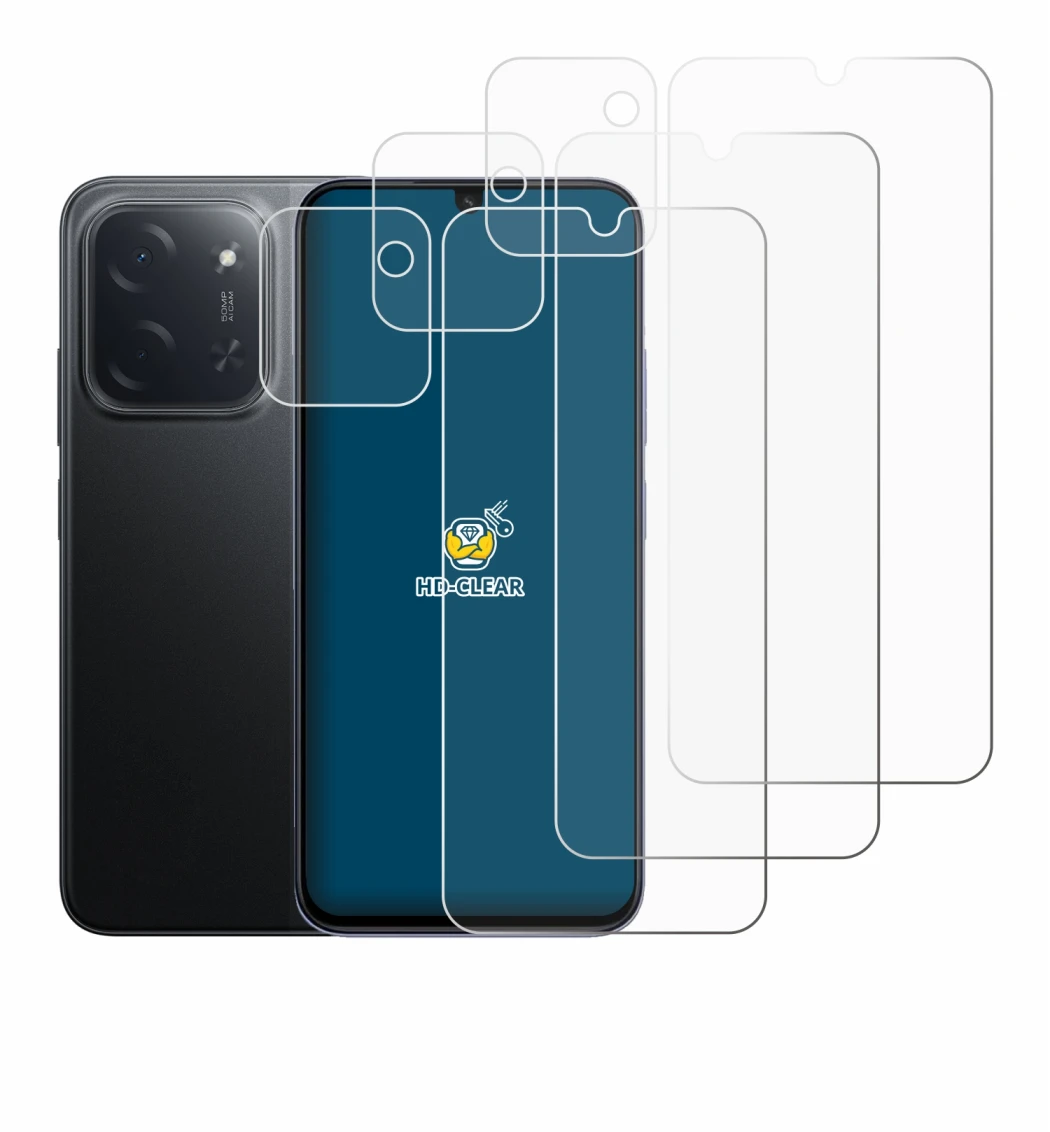 Image of the device Xiaomi Poco C85 (Front+Camera) with a wide variety of screen protectors.