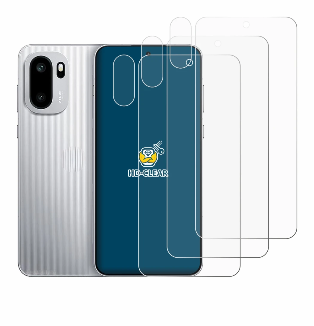 Image of the device OnePlus Ace 6 (Front+Camera) with a wide variety of screen protectors.