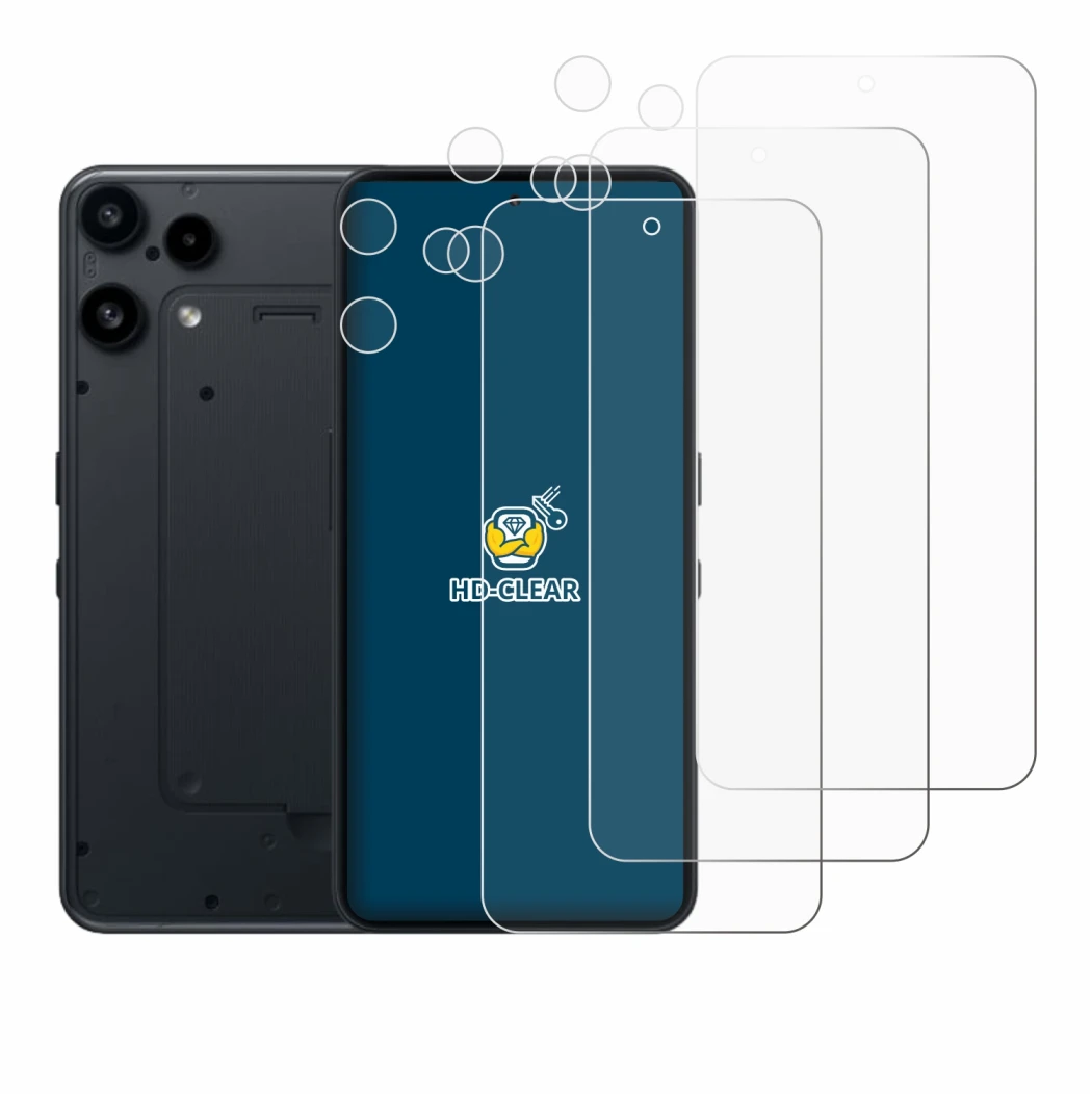 Image of the device Nothing Phone (3a) Lite (Front+Camera) with a wide variety of screen protectors.