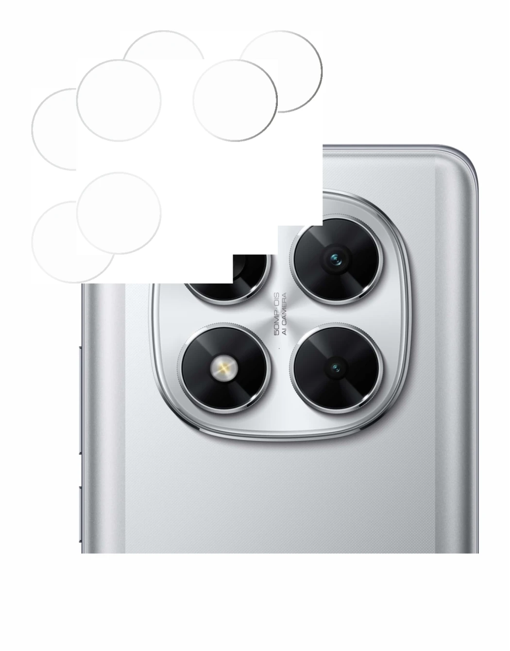 Image of the device Xiaomi Poco X7 (ONLY Camera Lens) with a wide variety of screen protectors.