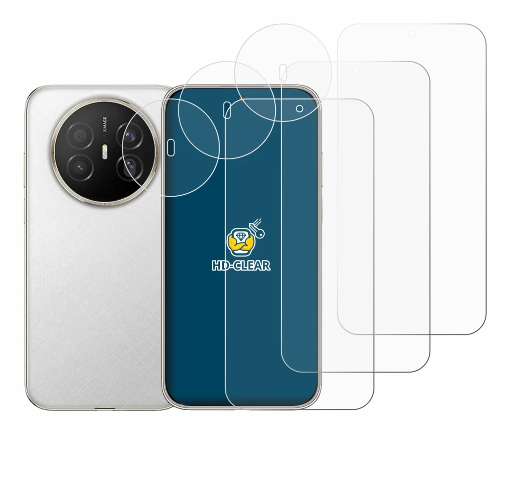 Image of the device Huawei Mate 70 Air (Front+Camera) with a wide variety of screen protectors.