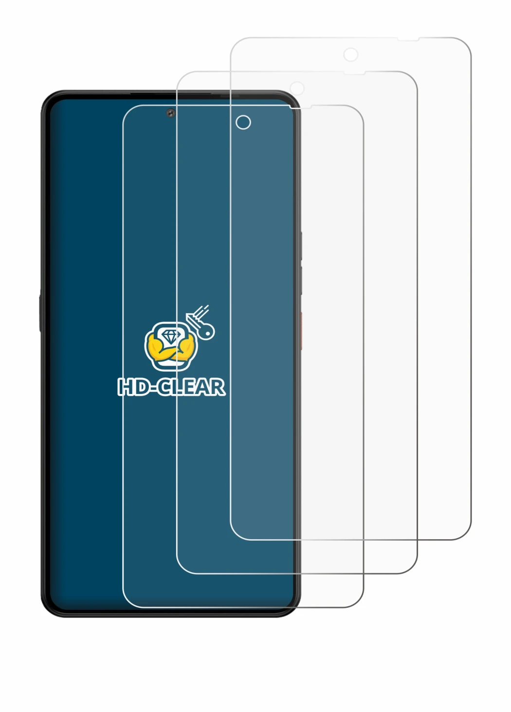 Image of the device Gigaset GS6 with a wide variety of screen protectors.