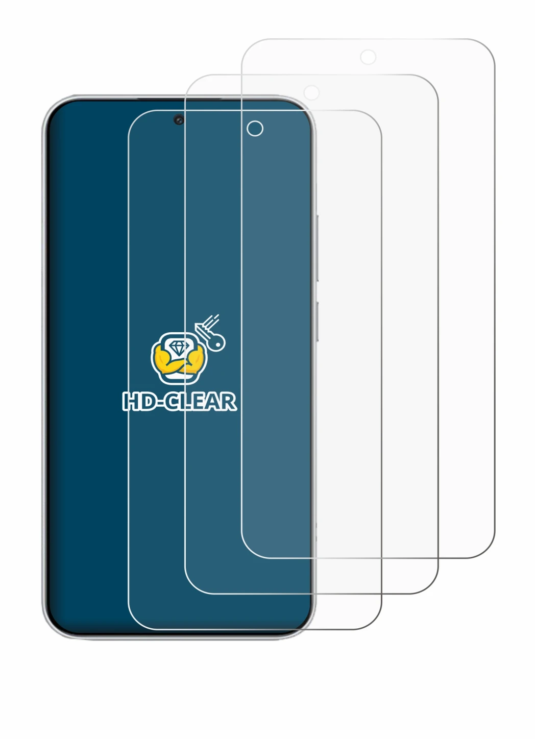 Image of the device Xiaomi Redmi Note 15 Pro with a wide variety of screen protectors.