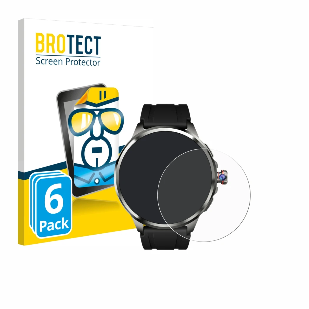 Front side of a product packaging with the brand logo BROTECT. Next to it is the device Rogbid Model R2 Ultra shown with the c