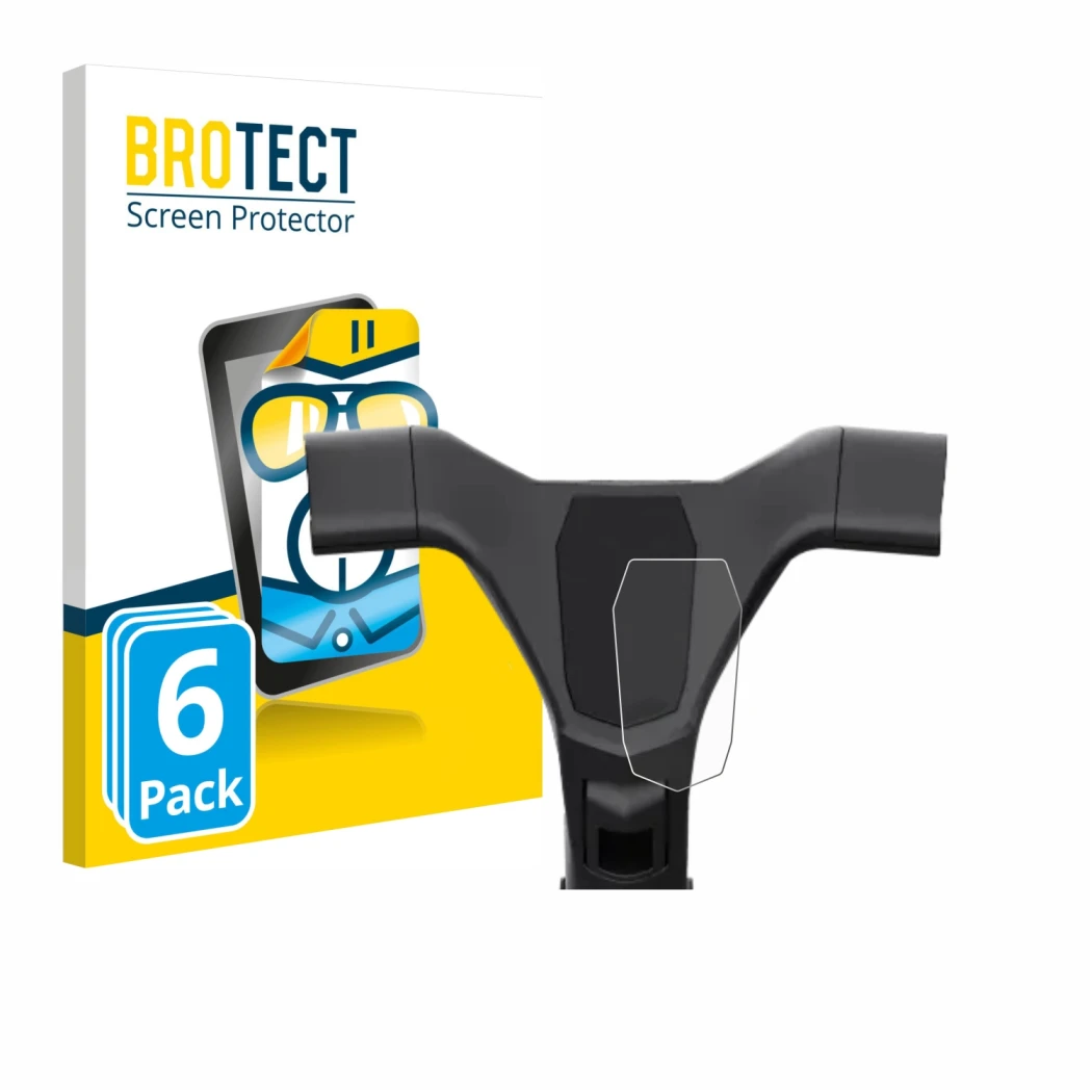 Front side of a product packaging with the brand logo BROTECT. Next to it is the device Navee ST3 shown with the corresponding