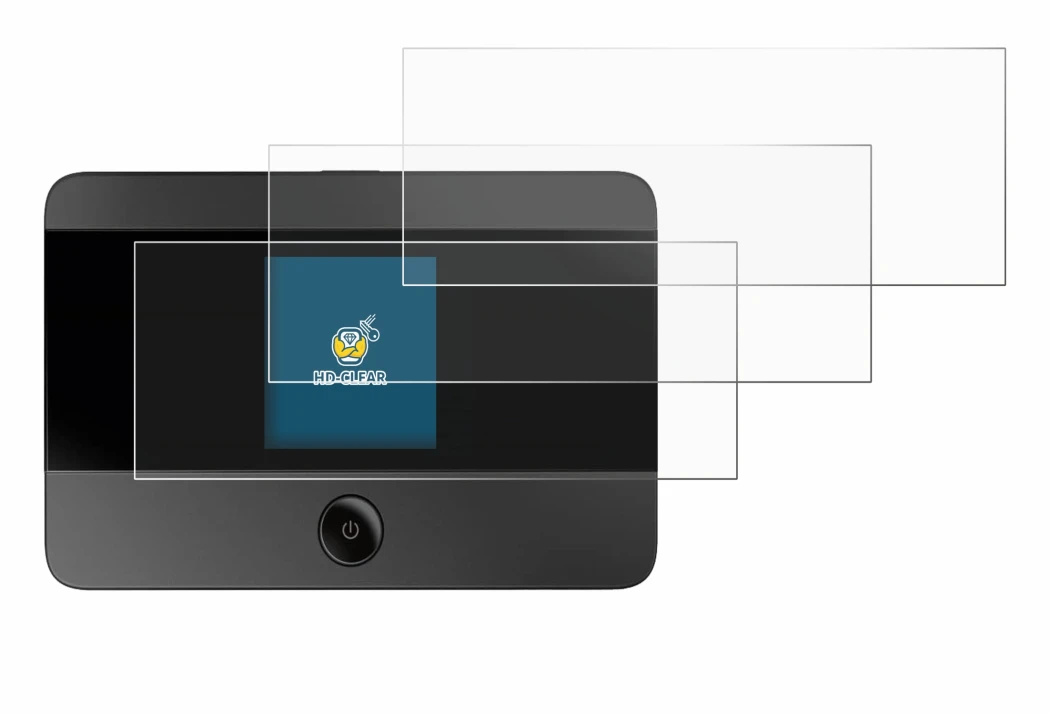 Image of the device TP-Link M7350 with a wide variety of screen protectors.