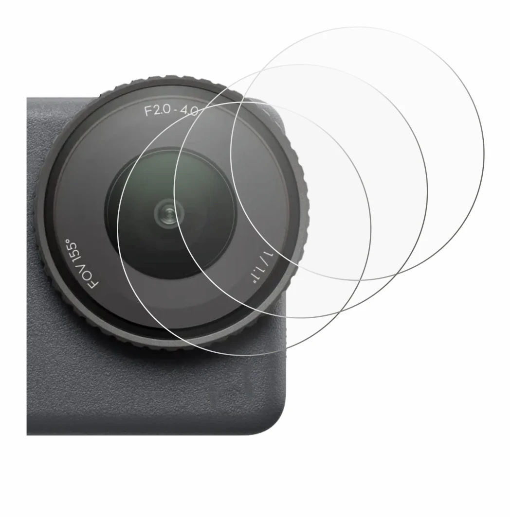 Image of the device DJI Osmo Action 6 (Lens) with a wide variety of screen protectors.