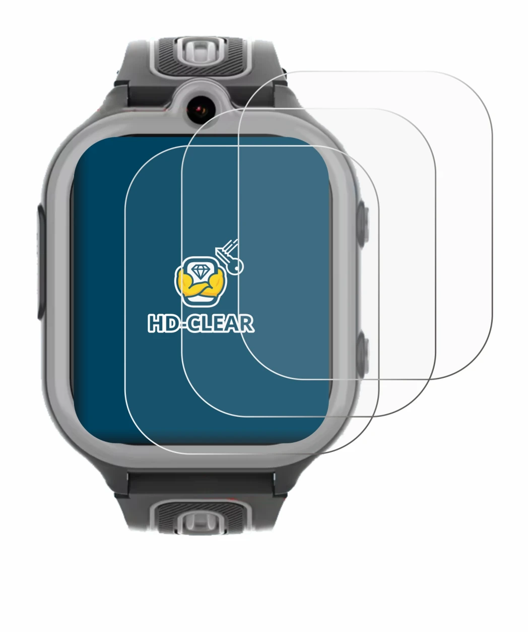 Image of the device Valdus DF91 with a wide variety of screen protectors.