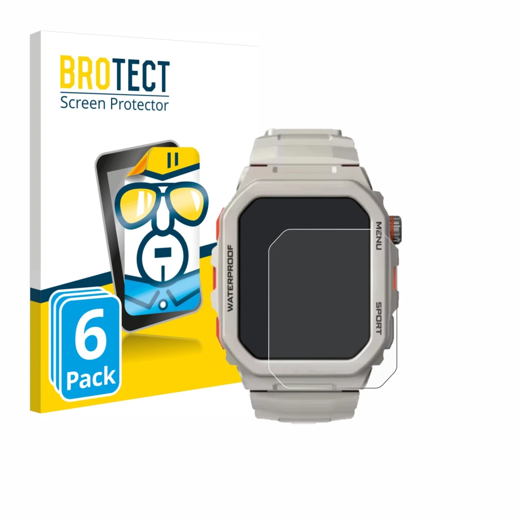 Front side of a product packaging with the brand logo BROTECT. Next to it is the device Rogbid Tank G2 shown with the correspo