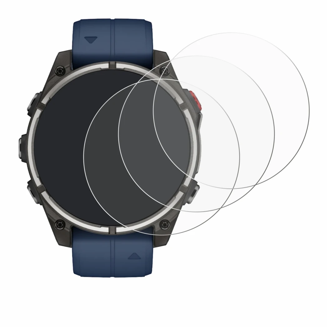 Image of the device Garmin quatix 8 Pro (47 mm) with a wide variety of screen protectors.