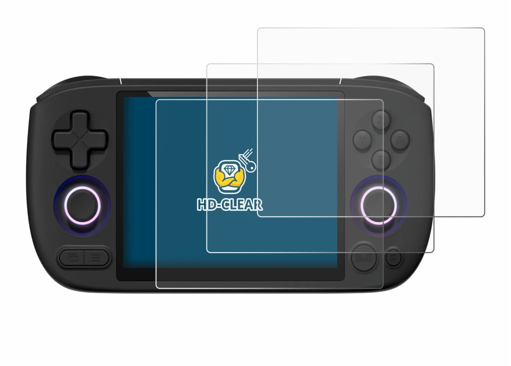 Image of the device Ayaneo Pocket Air Mini with a wide variety of screen protectors.