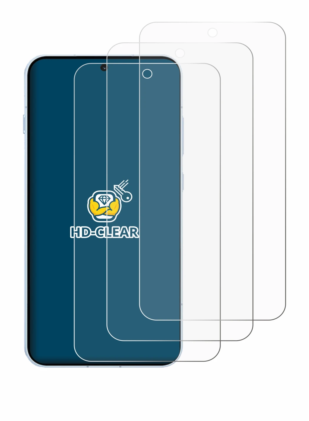 Image of the device Oppo Find X8s 4G with a wide variety of screen protectors.