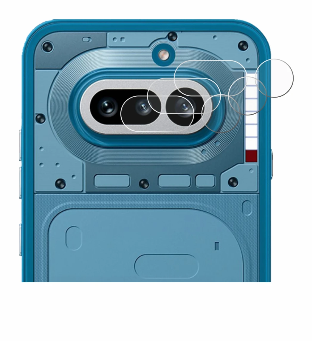 Image of the device Nothing Phone (4a) (ONLY Camera Lens) with a wide variety of screen protectors.