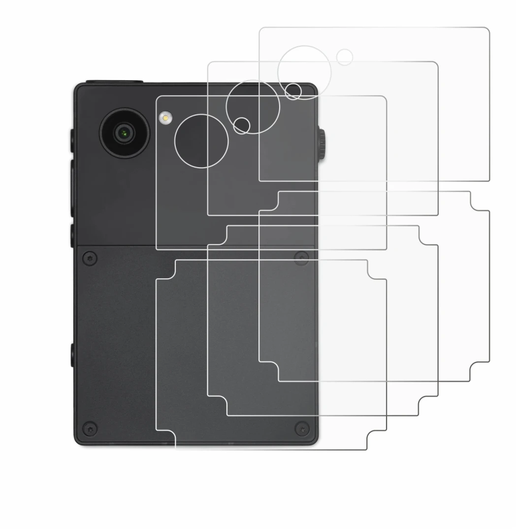 Image of the device Light Phone 3 (Back) with a wide variety of screen protectors.