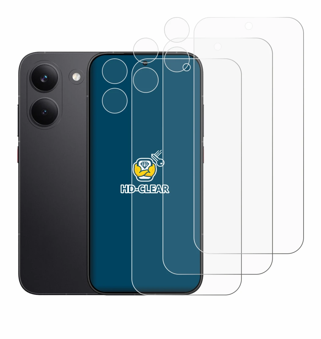 Image of the device Xiaomi Poco X8 Pro Iron Man Edition (Front+Camera) with a wide variety of screen protectors.