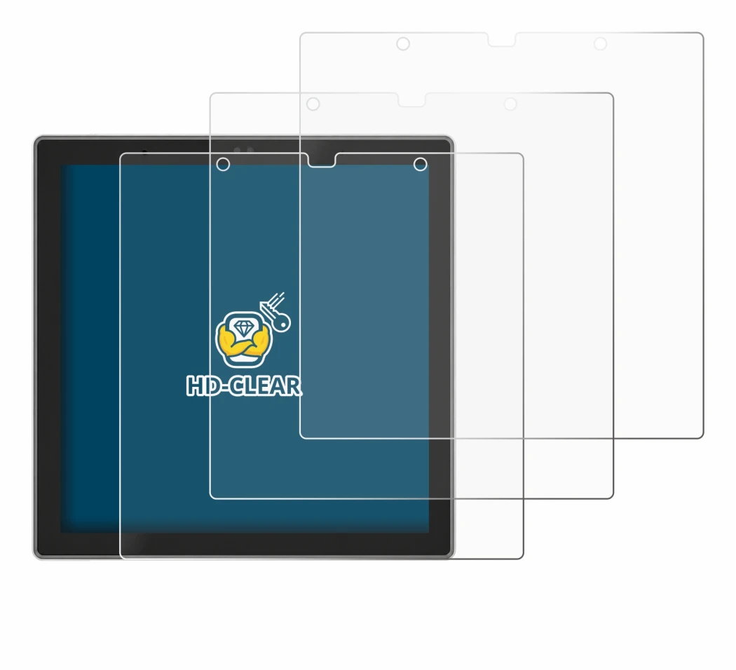 Image of the device SONOFF NSPanel Pro Gen 2 with a wide variety of screen protectors.