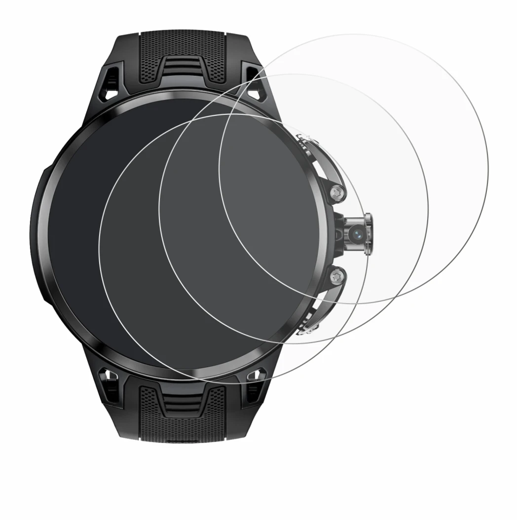 Image of the device Lokmat Appllp 4 Pro with a wide variety of screen protectors.