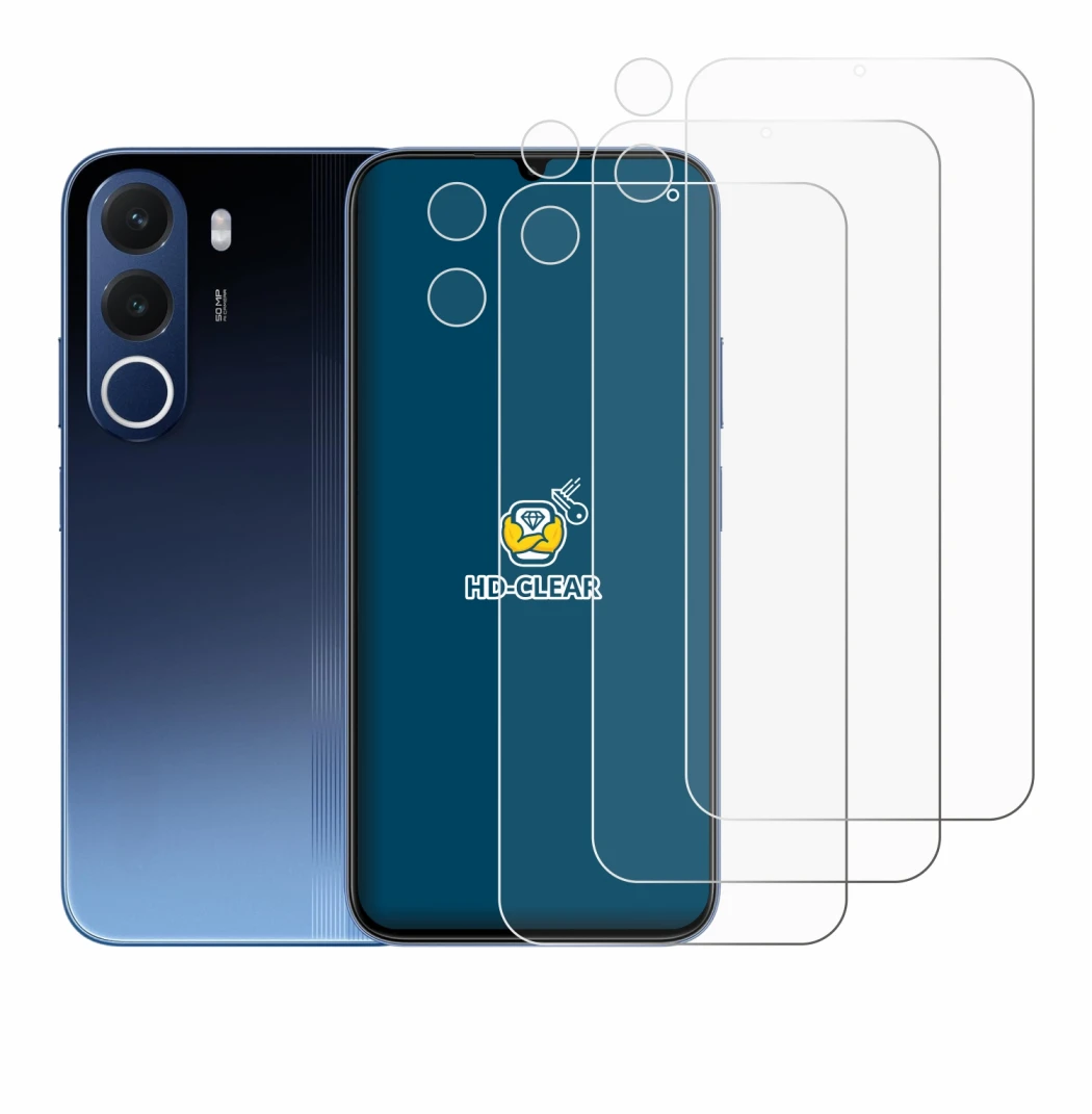 Image of the device realme C100x (Front+Camera) with a wide variety of screen protectors.