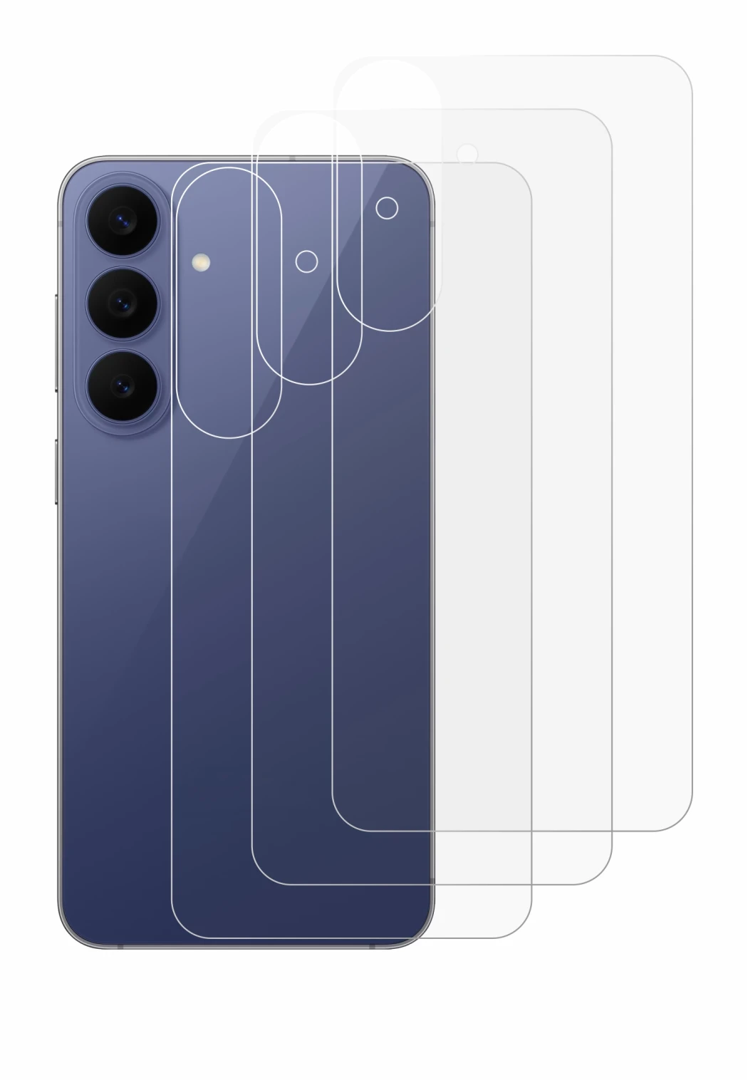 Image of the device Samsung Galaxy S26 FE (Back) with a wide variety of screen protectors.