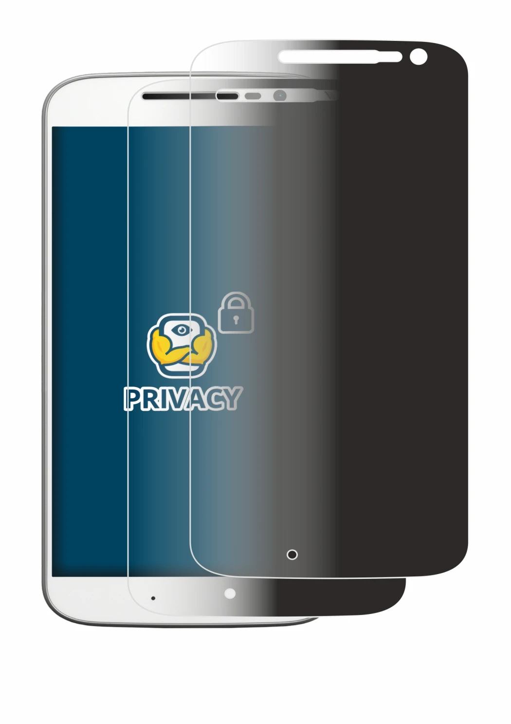 Image of the device Lenovo Moto G4 with a wide variety of screen protectors.