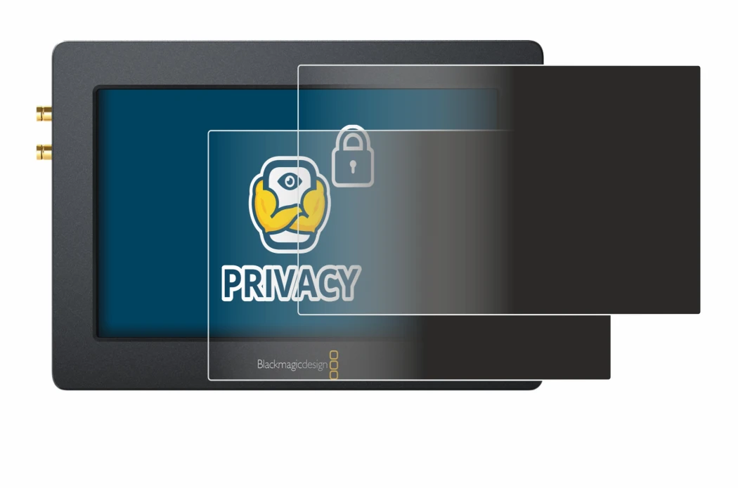 Image of the device Blackmagic Design Video Assist (5.0) with a wide variety of screen protectors.