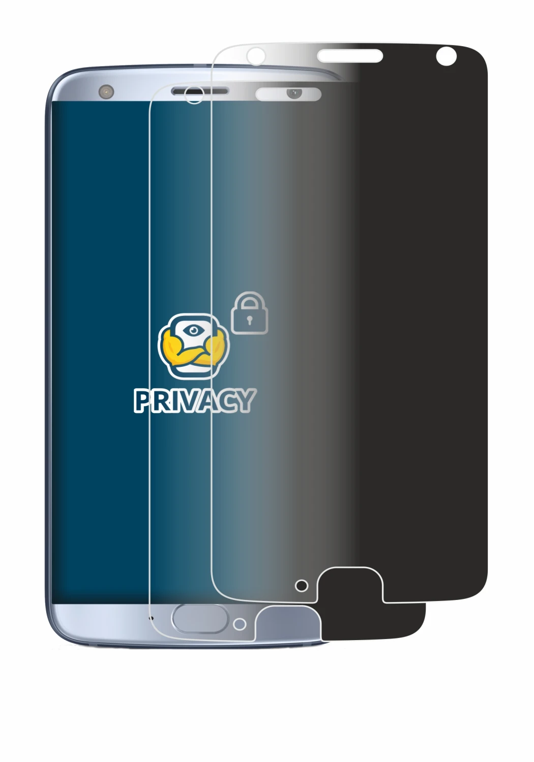 Image of the device Motorola Moto X4 with a wide variety of screen protectors.