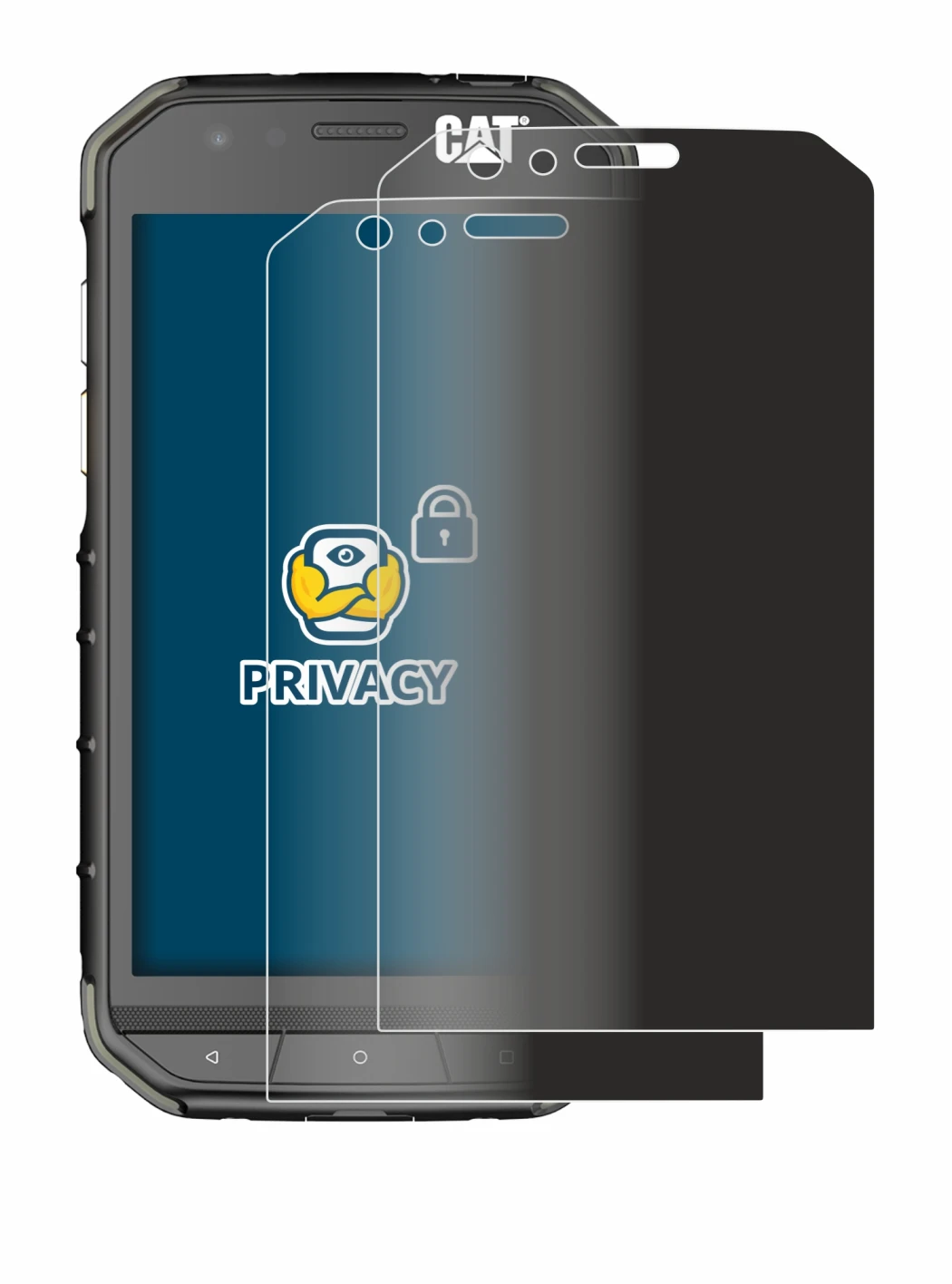 Image of the device Caterpillar Cat S31 with a wide variety of screen protectors.
