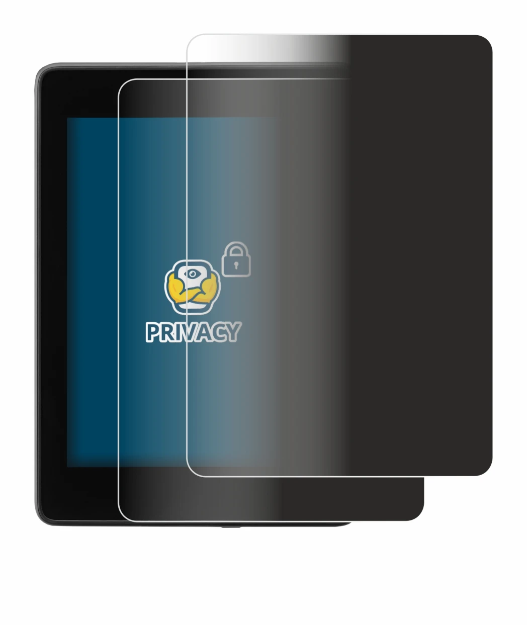 Image of the device Amazon Kindle Paperwhite 2018 (10th Gen.) with a wide variety of screen protectors.