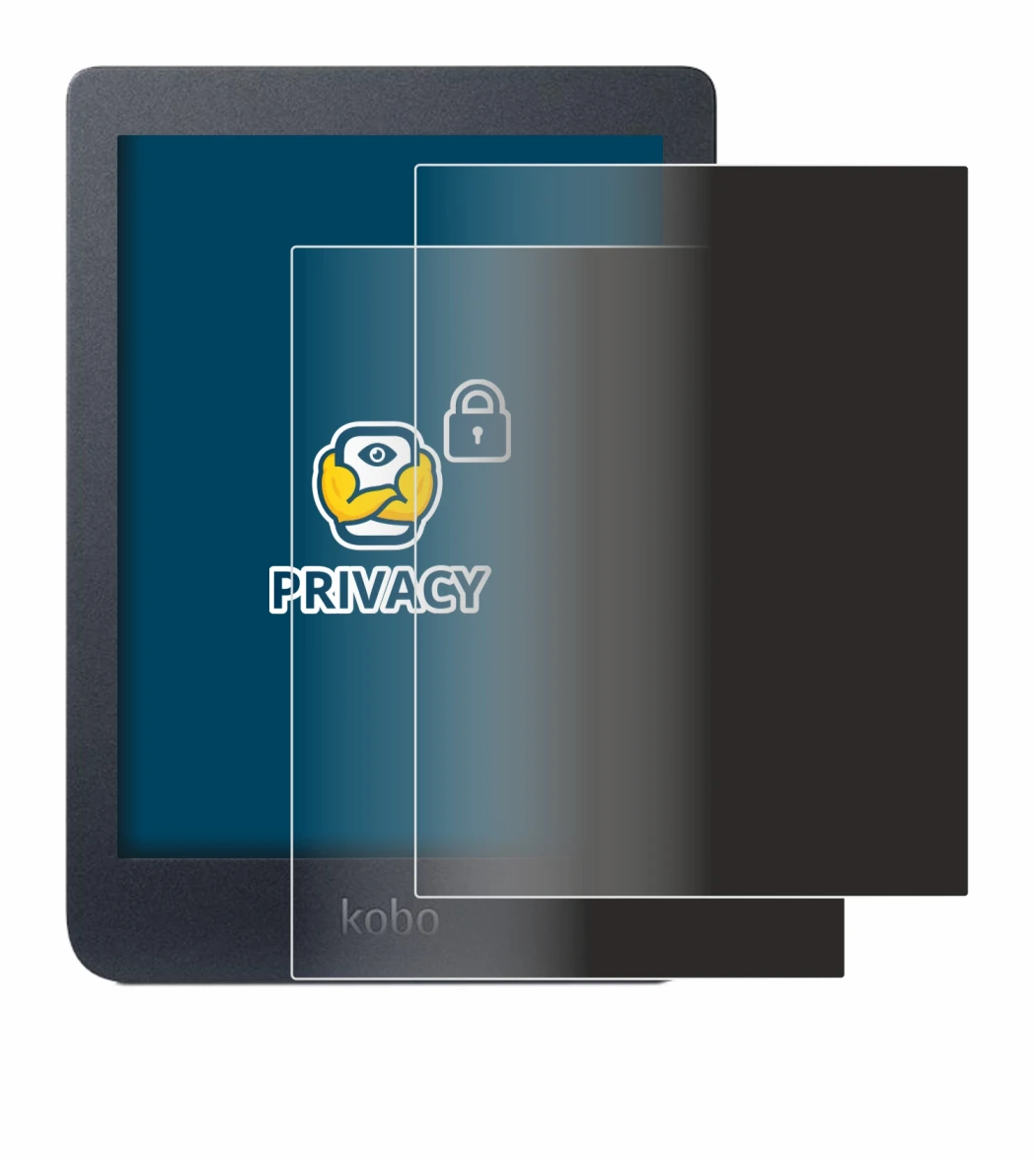 Image of the device Kobo Nia with a wide variety of screen protectors.